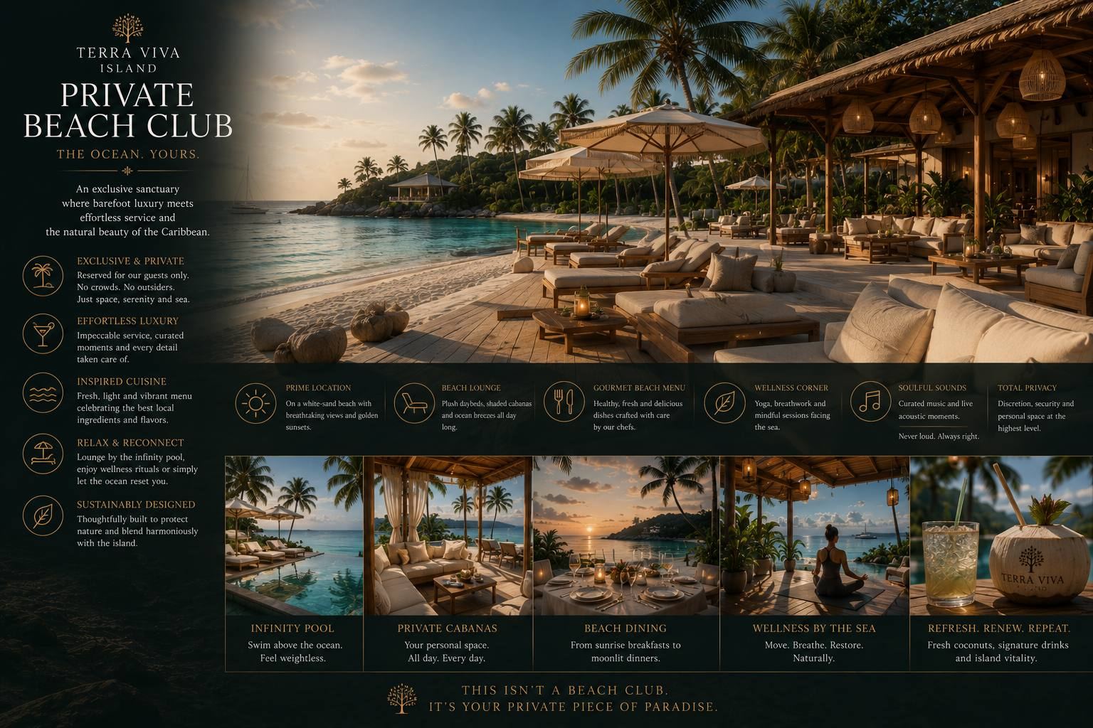 Private beach club