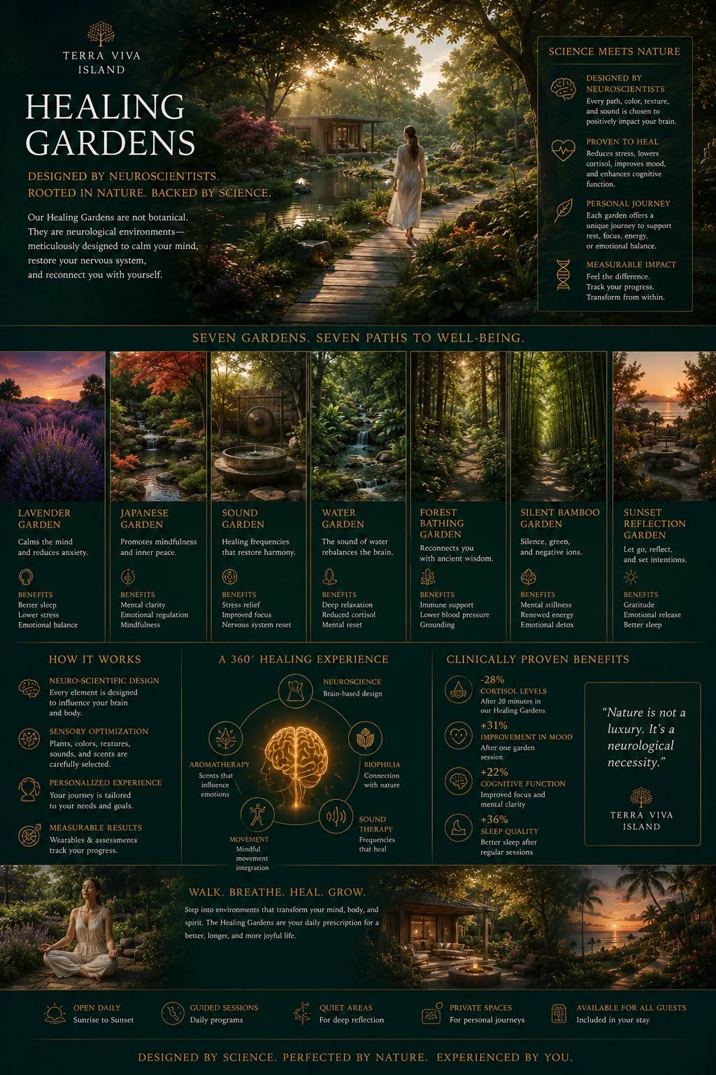 Healing gardens